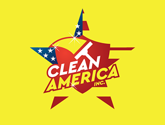 CleanAmerica Inc. logo design by suraj_greenweb