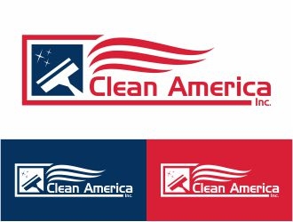 CleanAmerica Inc. logo design by 48art