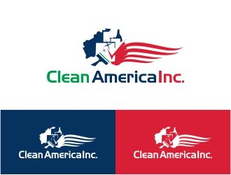 CleanAmerica Inc. logo design by 48art