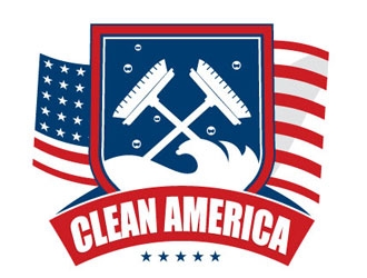CleanAmerica Inc. logo design by LogoInvent
