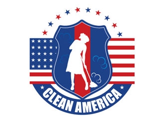 CleanAmerica Inc. logo design by LogoInvent