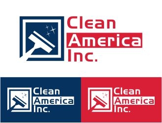 CleanAmerica Inc. logo design by 48art