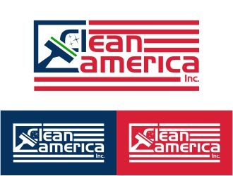 CleanAmerica Inc. logo design by 48art