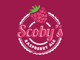 Scobys Raspberry Ale logo design by prodesign