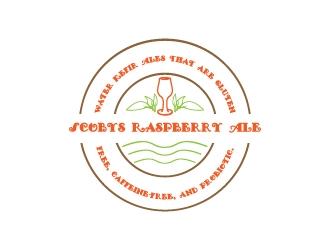 Scobys Raspberry Ale logo design by bcendet