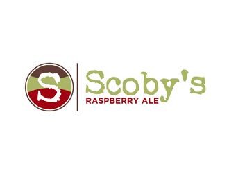 Scobys Raspberry Ale logo design by EkoBooM