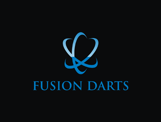 Fusion Darts logo design by EkoBooM