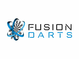Fusion Darts logo design by arddesign
