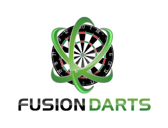 Fusion Darts logo design by nexgen