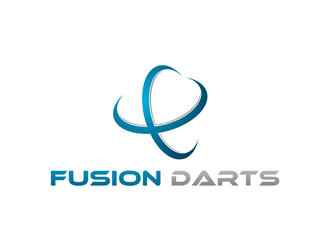 Fusion Darts logo design by alby