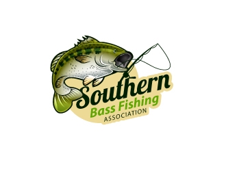 Southern Bass Fishing Association logo design by Xeon