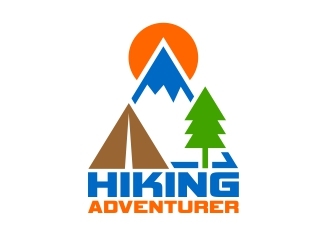 hikingadventurer.com or hiking adventurer logo design by b3no