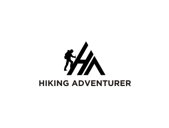 hikingadventurer.com or hiking adventurer logo design by aflah
