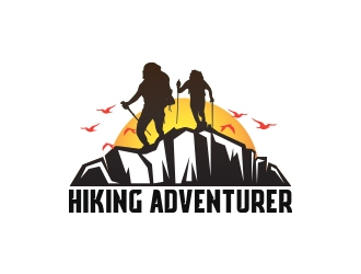 hikingadventurer.com or hiking adventurer logo design by Eliben