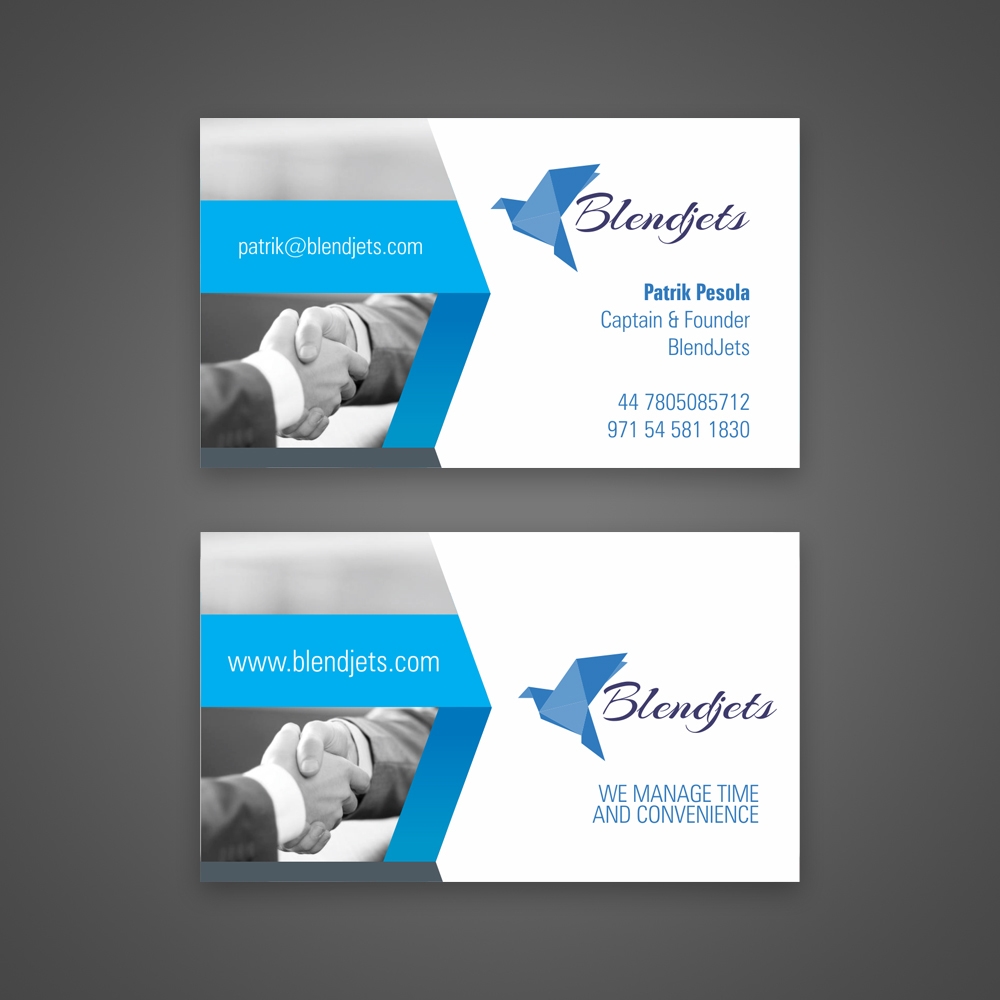 BlendJets  logo design by COREFOCUS