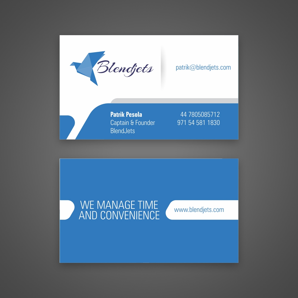 BlendJets  logo design by COREFOCUS