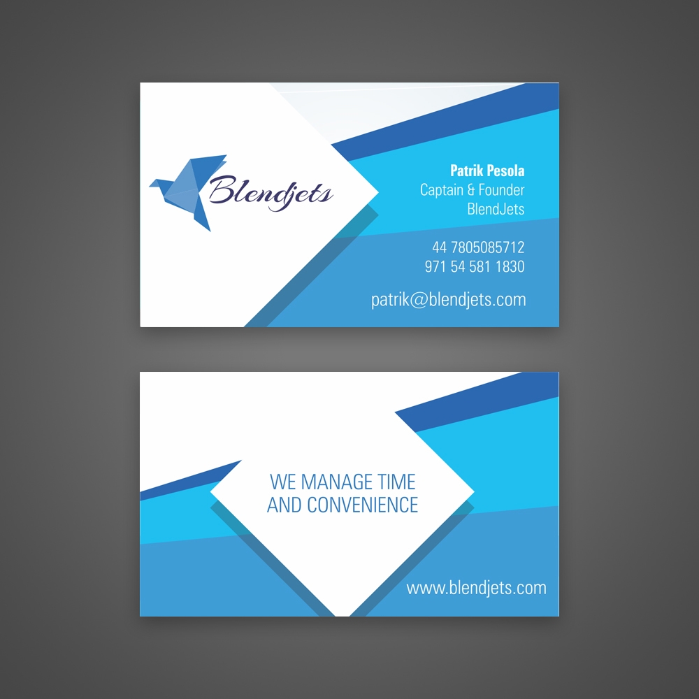 BlendJets  logo design by COREFOCUS