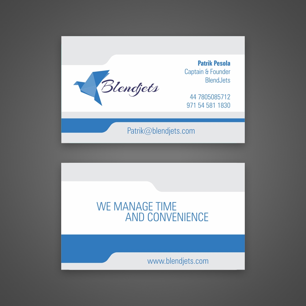 BlendJets  logo design by COREFOCUS