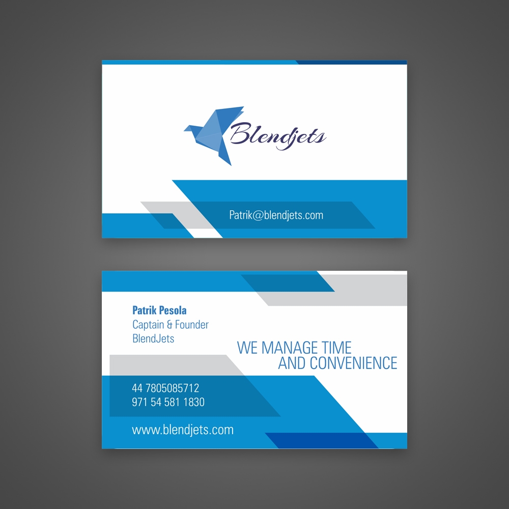 BlendJets  logo design by COREFOCUS