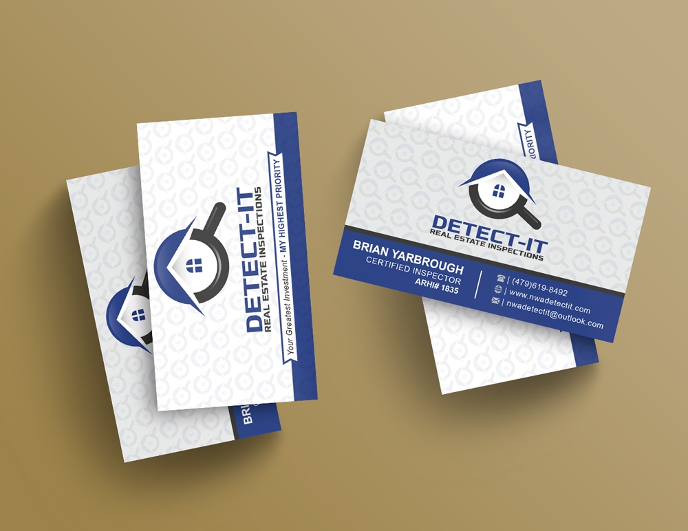 Detect- It Real Estate Inspections logo design by Godvibes