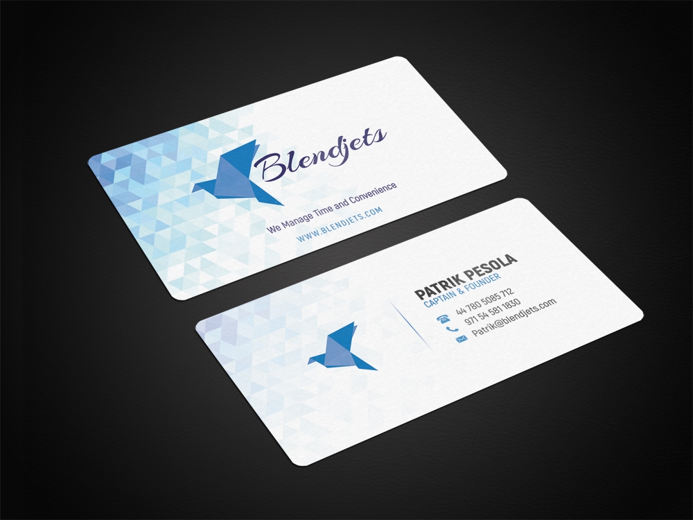 BlendJets  logo design by aamir