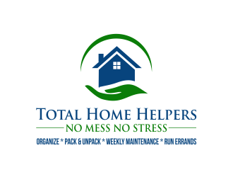 Total Home Helpers logo design by Girly