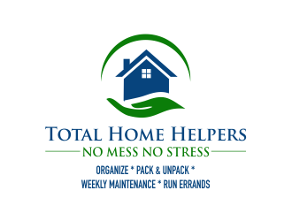 Total Home Helpers logo design by Girly