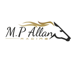M.P Allan Racing logo design by nikkl