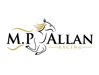 M.P Allan Racing logo design by 35mm