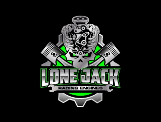 Lone Jack Racing Engines  logo design by jaize
