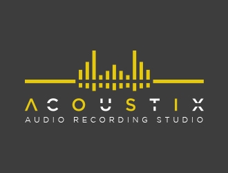 Acoustix logo design by Eliben