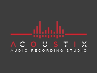 Acoustix logo design by Eliben