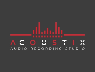Acoustix logo design by Eliben
