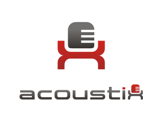 Acoustix logo design by rizqihalal24