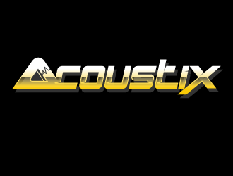 Acoustix logo design by dondeekenz