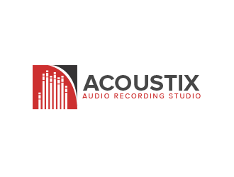 Acoustix logo design by BeDesign