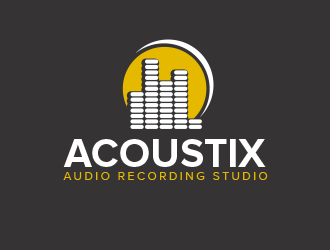 Acoustix logo design by BeDesign