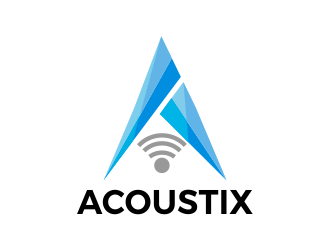 Acoustix logo design by kopipanas