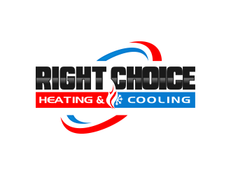 Right Choice Heating & Cooling logo design by SmartTaste