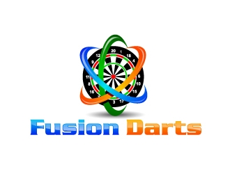 Fusion Darts logo design by uttam