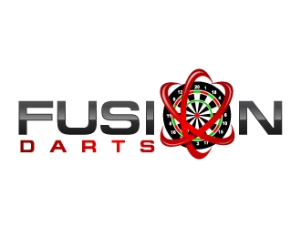 Fusion Darts logo design by uttam