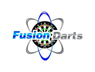 Fusion Darts logo design by uttam