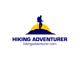 hikingadventurer.com or hiking adventurer logo design by MagnetDesign
