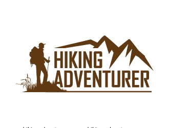 hikingadventurer.com or hiking adventurer logo design by J0s3Ph