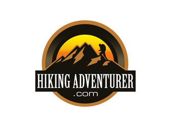 hikingadventurer.com or hiking adventurer logo design by kunejo