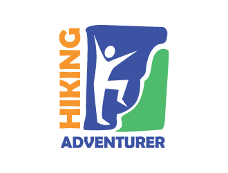 hikingadventurer.com or hiking adventurer logo design by frederickgarcia