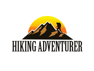 hikingadventurer.com or hiking adventurer logo design by kunejo