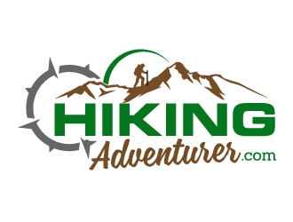 hikingadventurer.com or hiking adventurer logo design by jaize