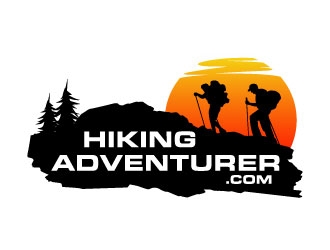 hikingadventurer.com or hiking adventurer logo design by daywalker