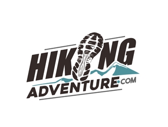 hikingadventurer.com or hiking adventurer logo design by veron
